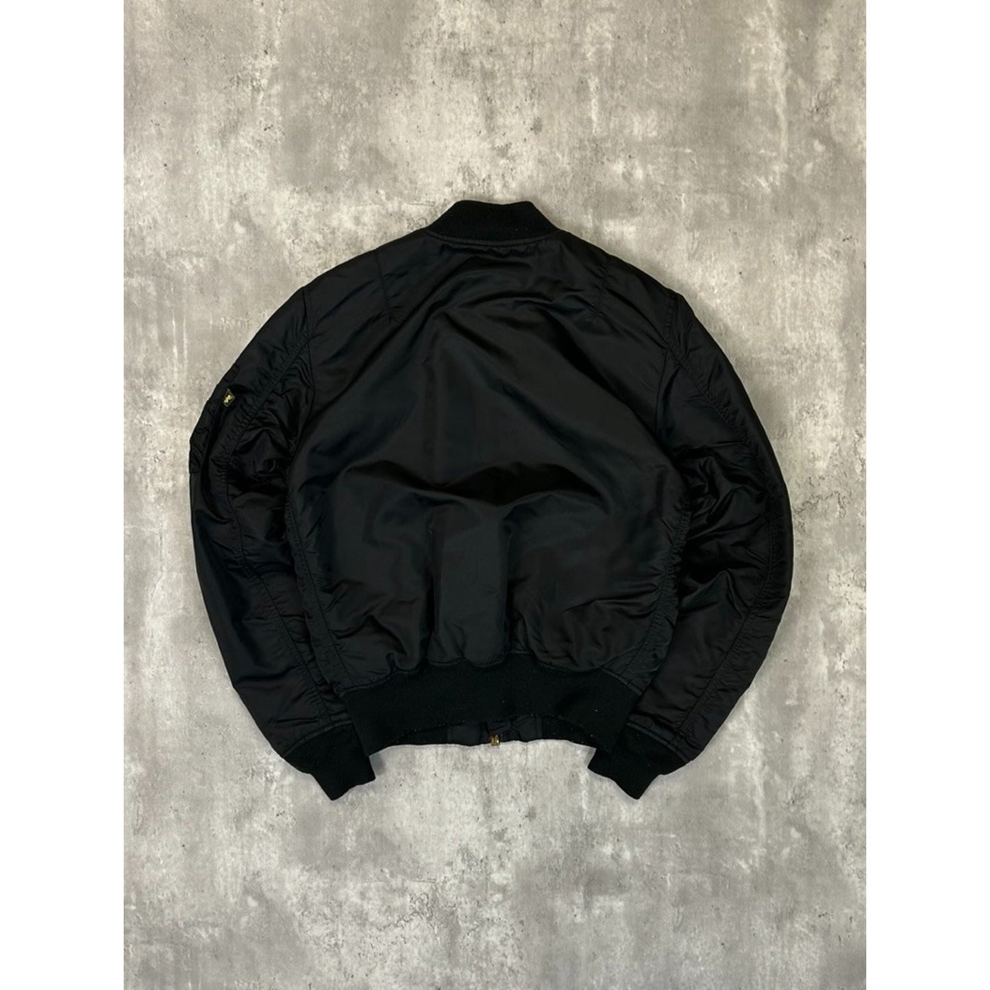 Vintage 90s Military MA-1 Reversible Flight Bomber Jacket Size Small