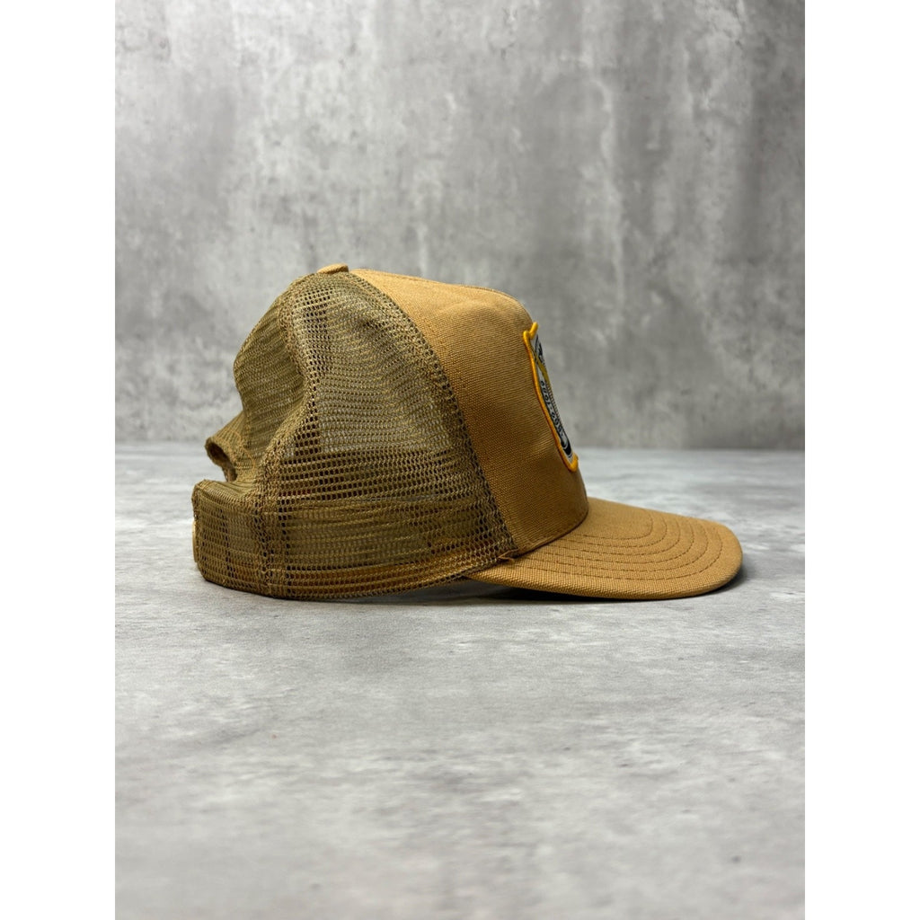 Vintage 1989 Carhartt Centennial Embroidered Patch Trucker Snapback Hat OSFA