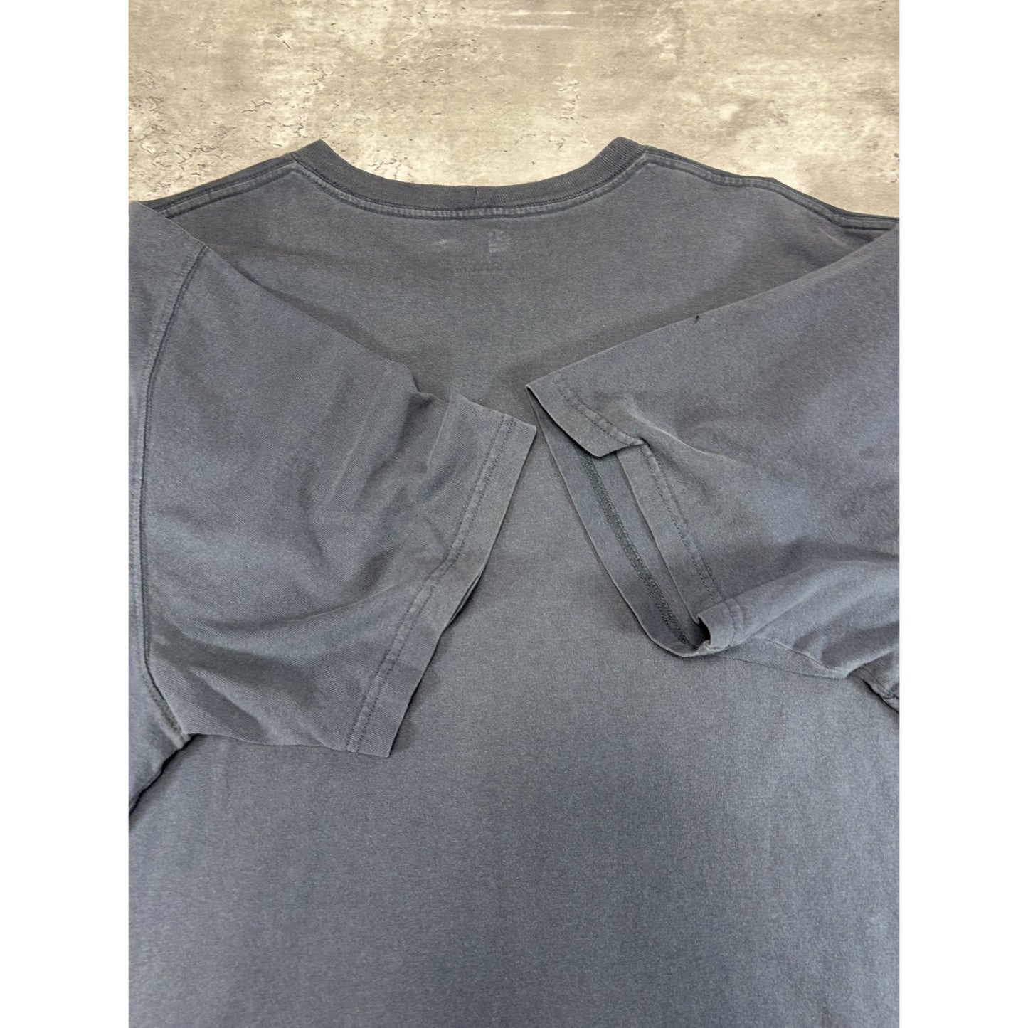 Carhartt Embroidered Patch Workwear Pocket T-Shirt Size XL Gray