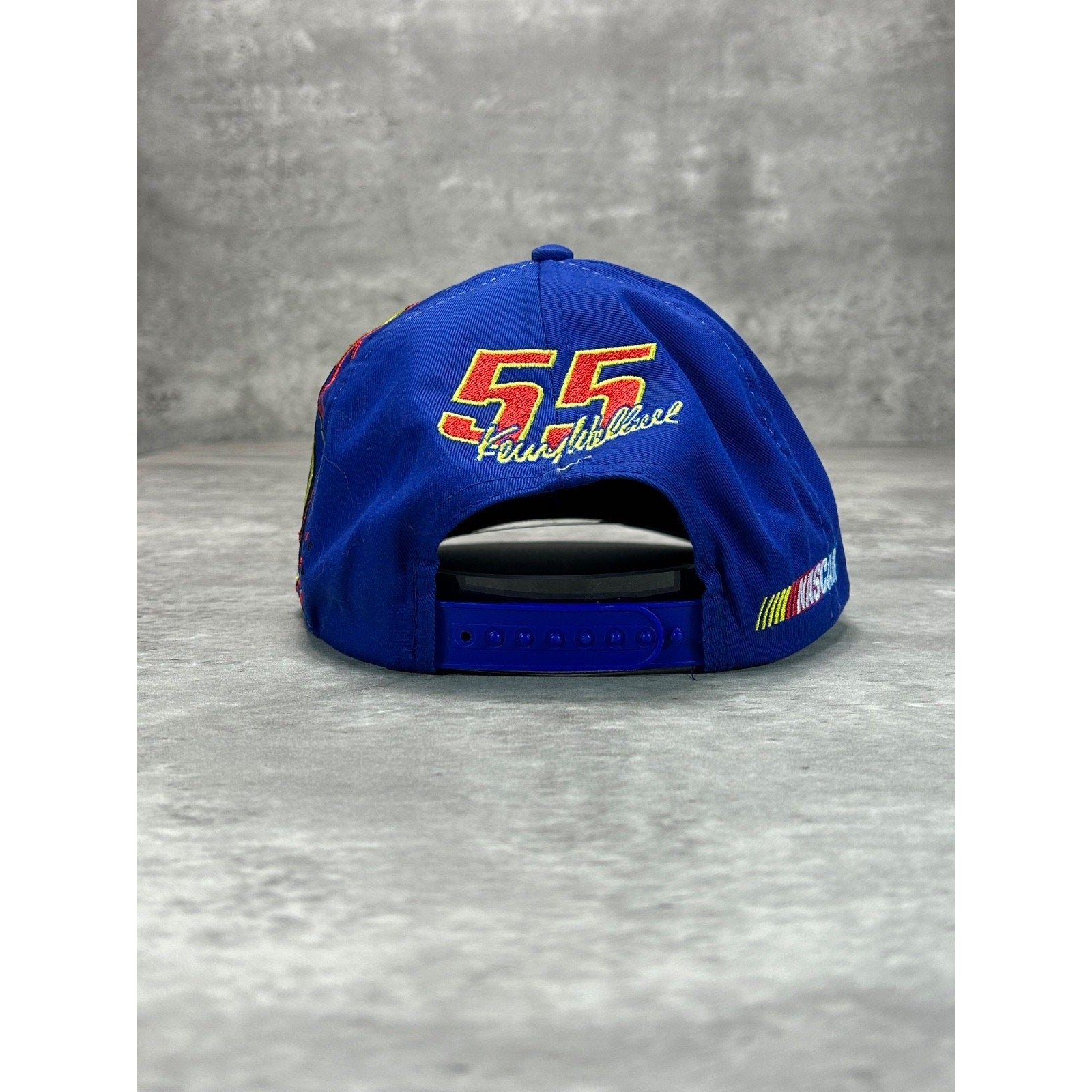 Vintage Square D Racing Embroidered Spellout Logo Snapback Hat OSFA
