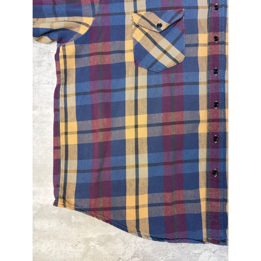 Vintage Osh Kosh Plaid Long Sleeve Button Up Shirt Size 3XL