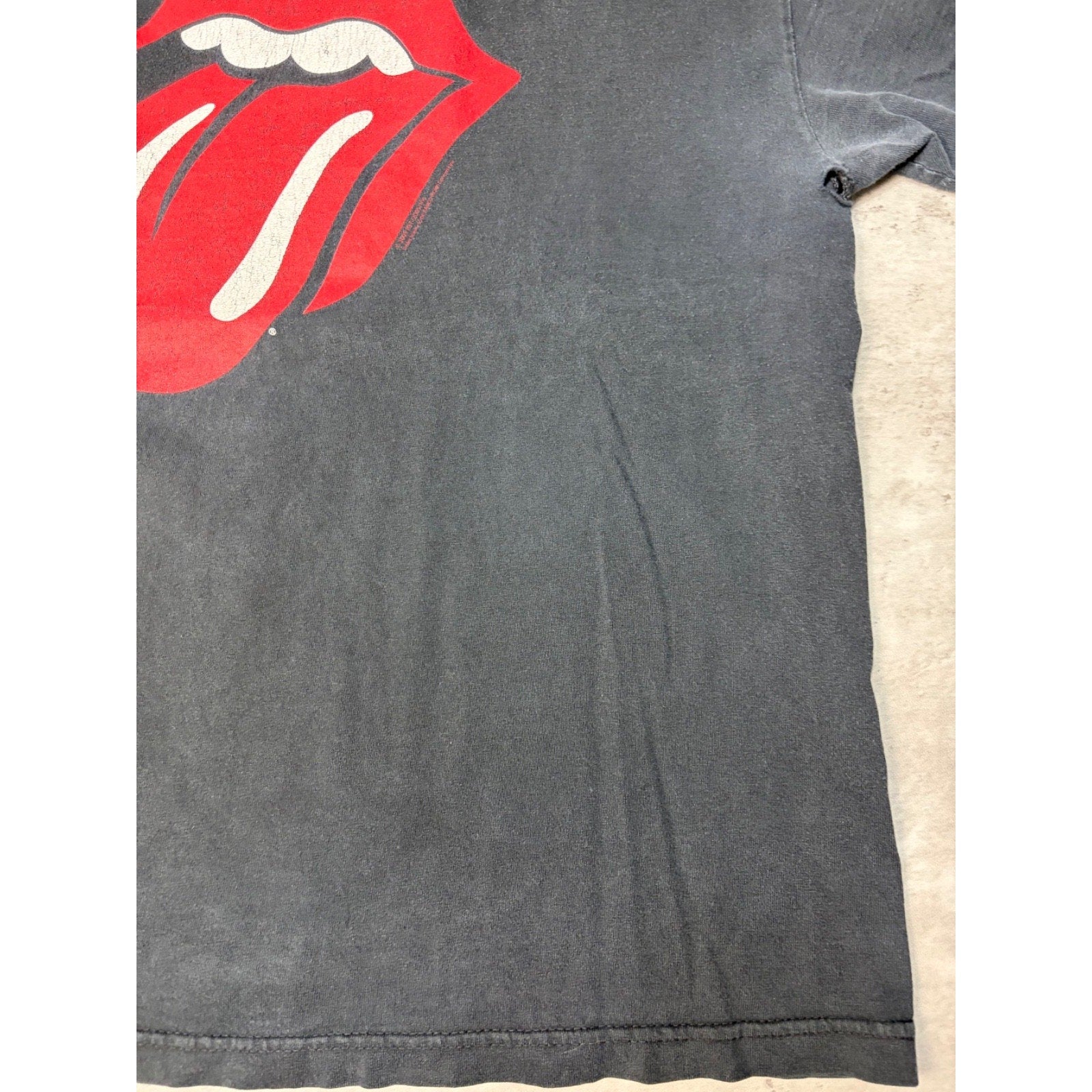 Vintage Rolling Stones Rock Music Classic Logo Graphic Band T-Shirt Size XL