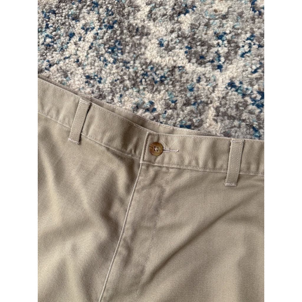 Vintage Beige Khaki Straight Leg Pants Size 36