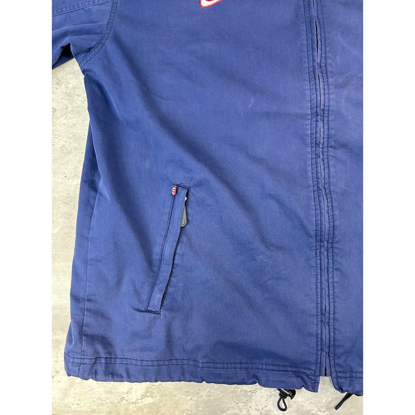 Vintage Team USA Olympics Soccer Full Zip Nylon Nike Jacket Size Large