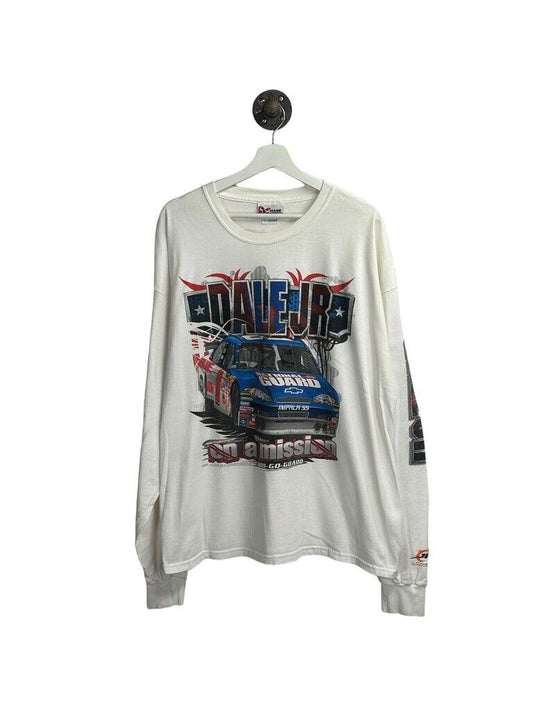 Dale Earnhardt Jr. #88 Nascar On A Mission Graphic Long Sleeve T-Shirt Size 2XL