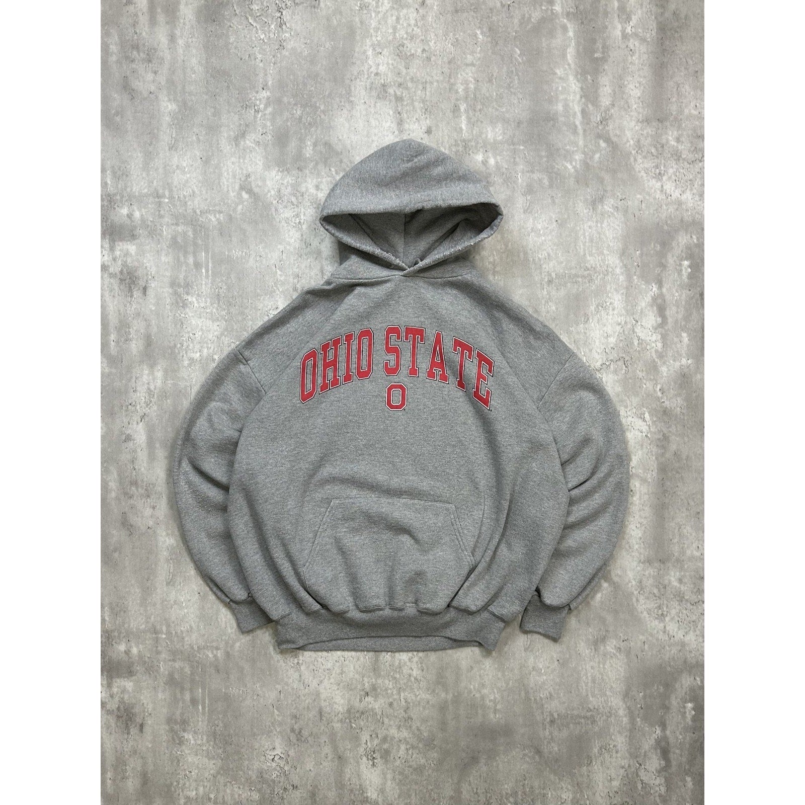 Vintage Ohio State Buckeyes NCAA Graphic Spellout Hoodie Sweatshirt Size 2XL