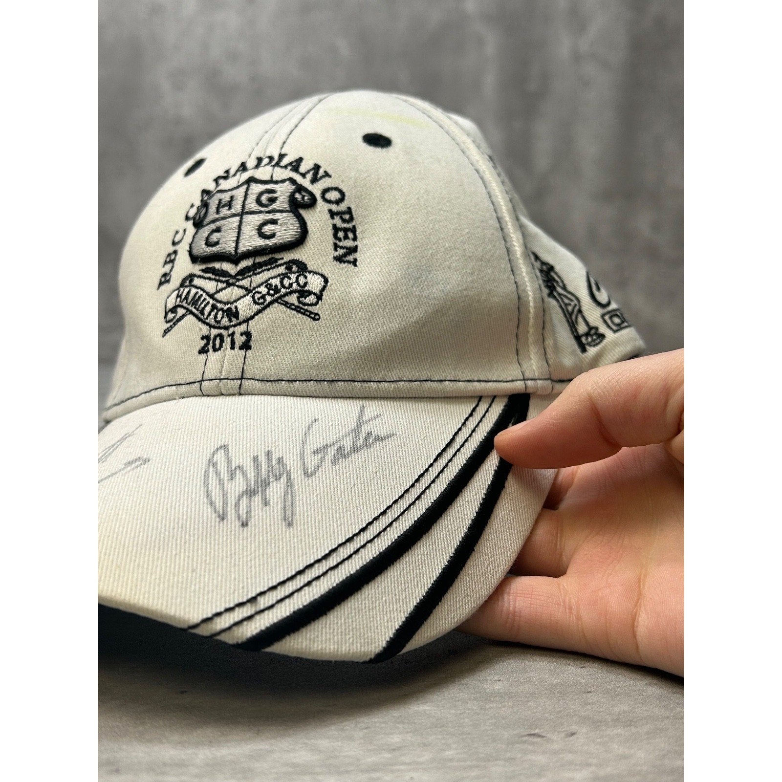 RBC Canadian Open Golf Hamilton Embroidered Crest Strapback Hat OSFA