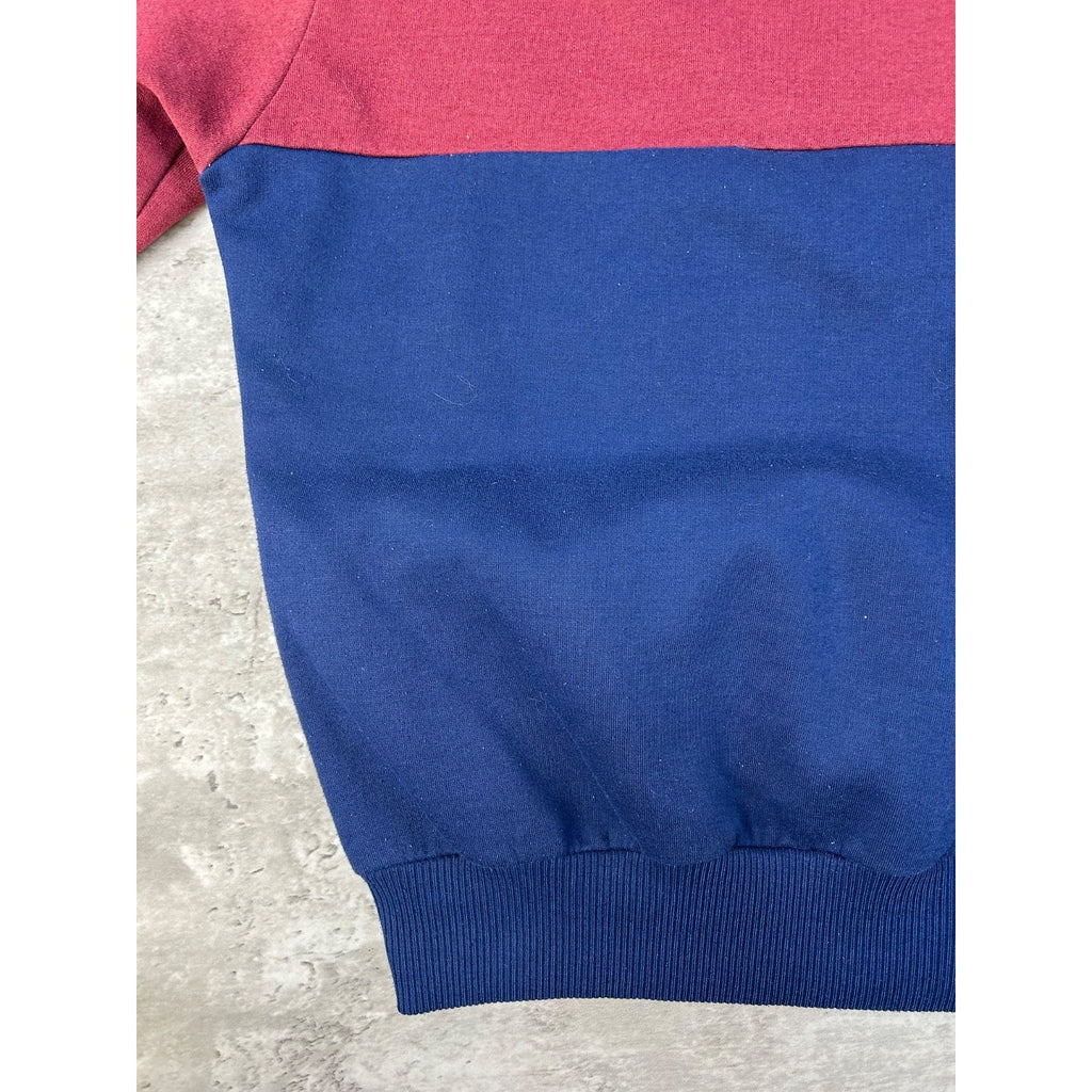 Vintage 80s Womens Adidas Graphic Trefoil Crewneck Sweatshirt Size Small