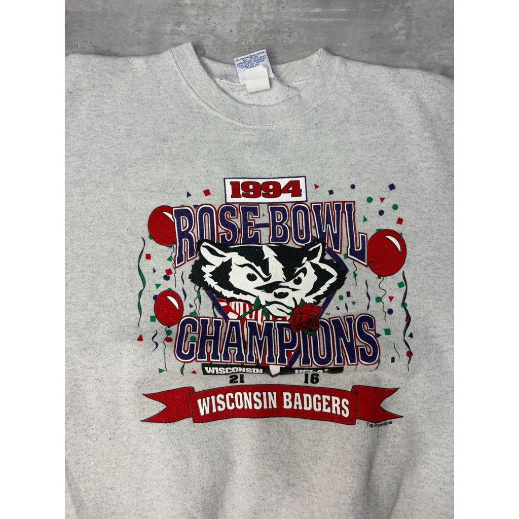 Vintage 1994 Wisconsin Badgers NCAA Rose Bowl Champs Sweatshirt Size 2XL