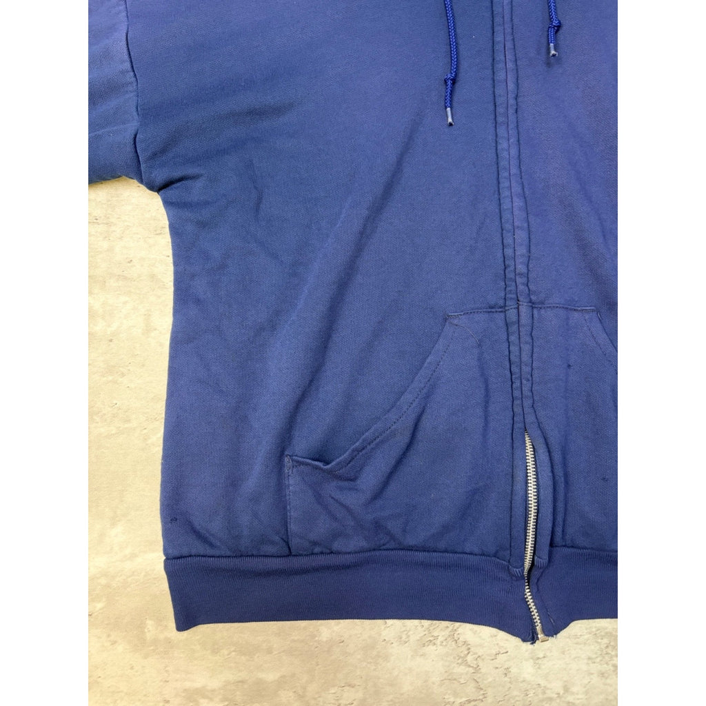 Vintage 90s Southwest Thermal Lined Full Zip Hooded Sweatshirt Size Large