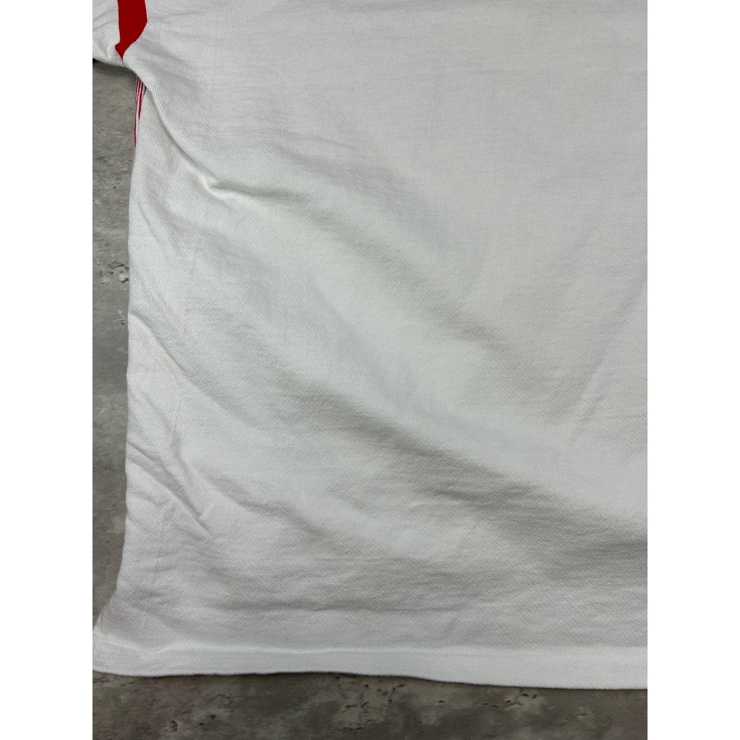 Vintage 90s Tobasco Striped 1/4 Button Hot Sauce Crewneck Sweatshirt Size XL