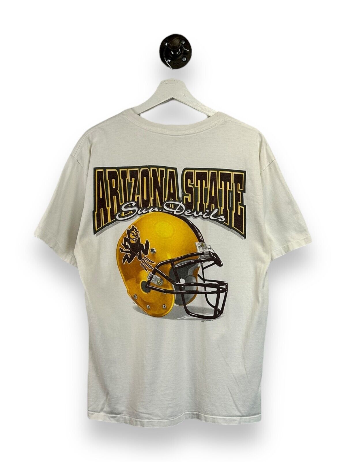 Vintage 2002 Arizona State Sun Devils NCAA Helmet Graphic T-Shirt Size Large