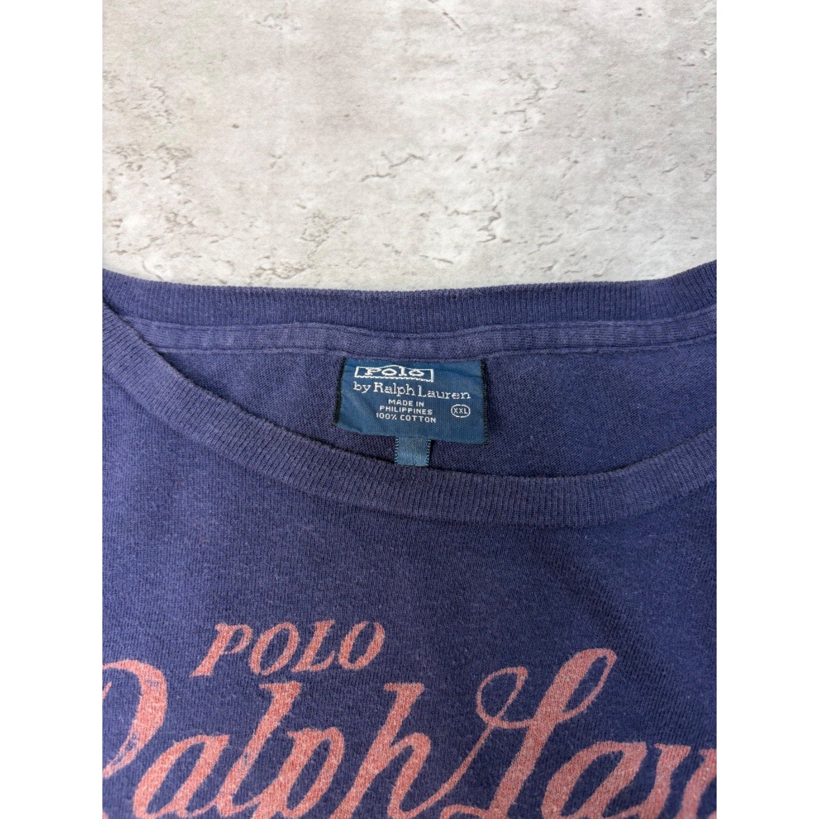 VTG 90s Polo Ralph Lauren Sportsman Script Spellout Long Sleeve T-Shirt Size 2XL