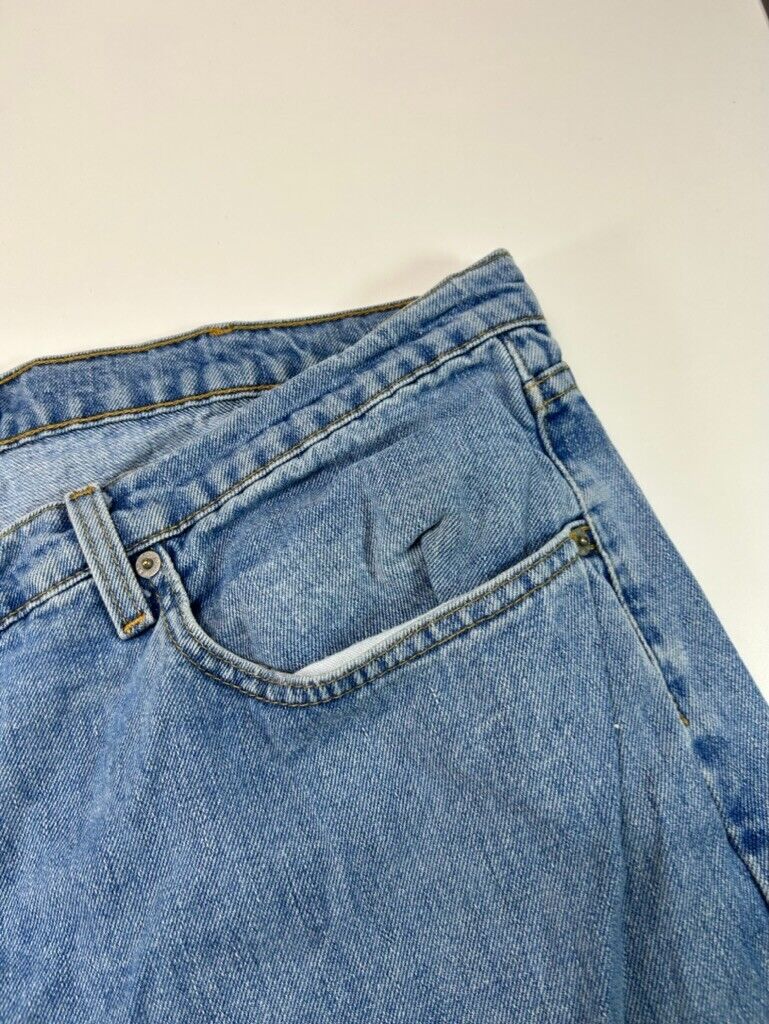 Vintage Polo Jeans Co Relaxed Fit Light Wash Denim Pants Size 39