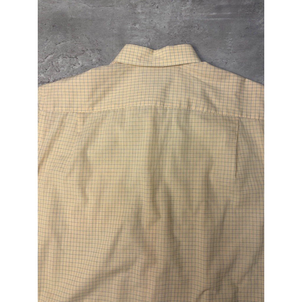 Croft & Barrow Plaid Single Pocket Reworked Cropped Button Up Shirt Size XL