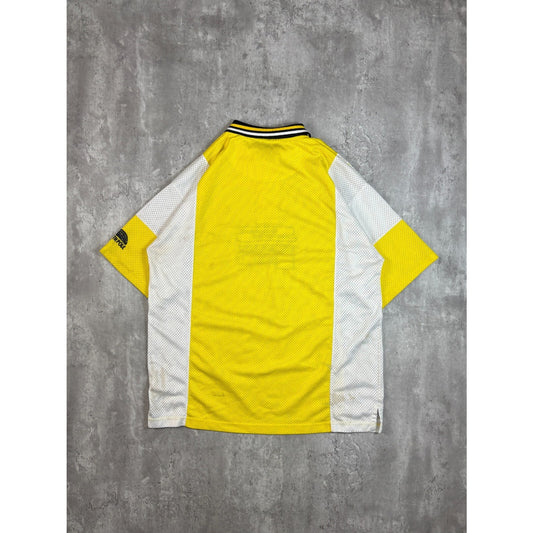 Vintage Southpole Embroidered Spellout 1/4 Button Rugby Jersey Size XL