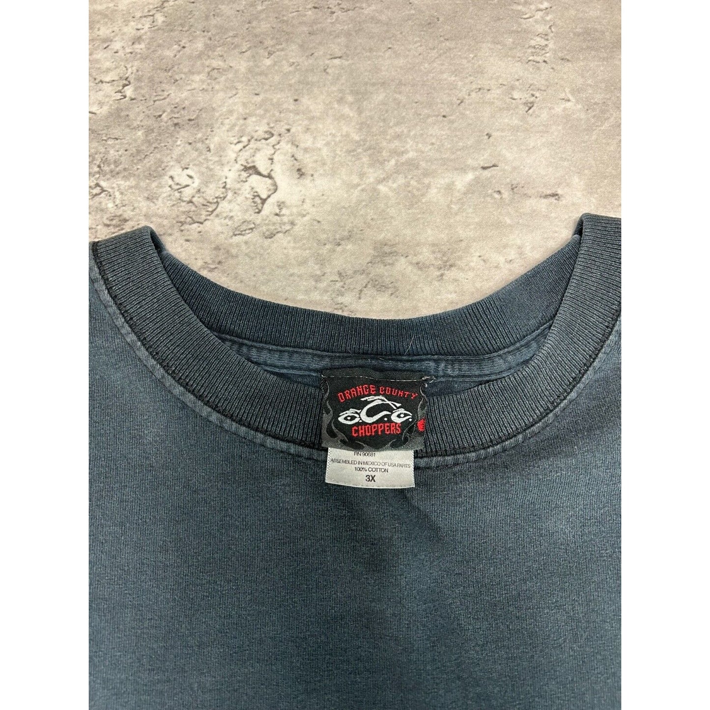 Vintage Orange County Choppers Motorcycle Graphic T-Shirt Size XXXL Black
