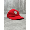 Vintage 80s St Louis Cardinals MLB Embroidered Logo Trucker Snapback Hat OSFA