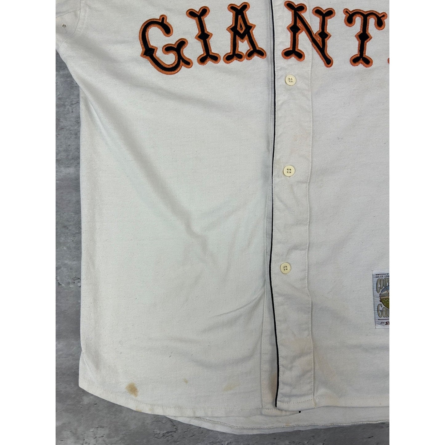 Vintage 90s San Fransisco Giants MLB Stitched Starter Baseball Jersey Size XL