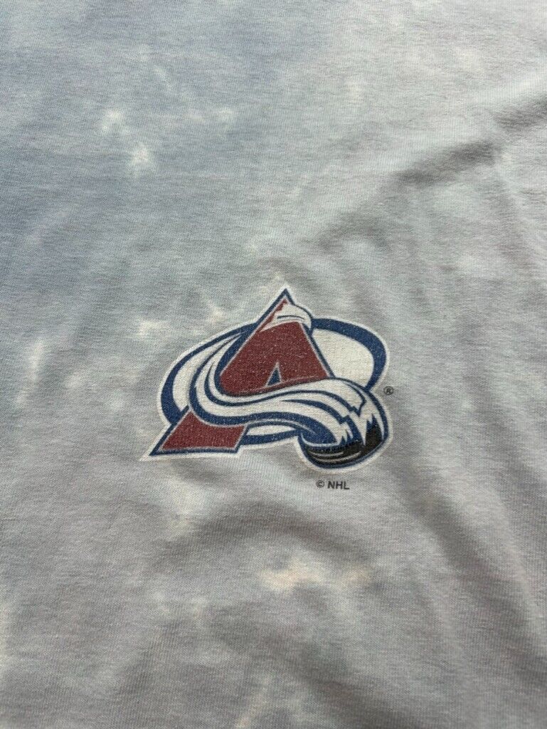 Vintage Colorado Avalanche NHL Logo Graphic Tye Dye T-Shirt Size 2XL