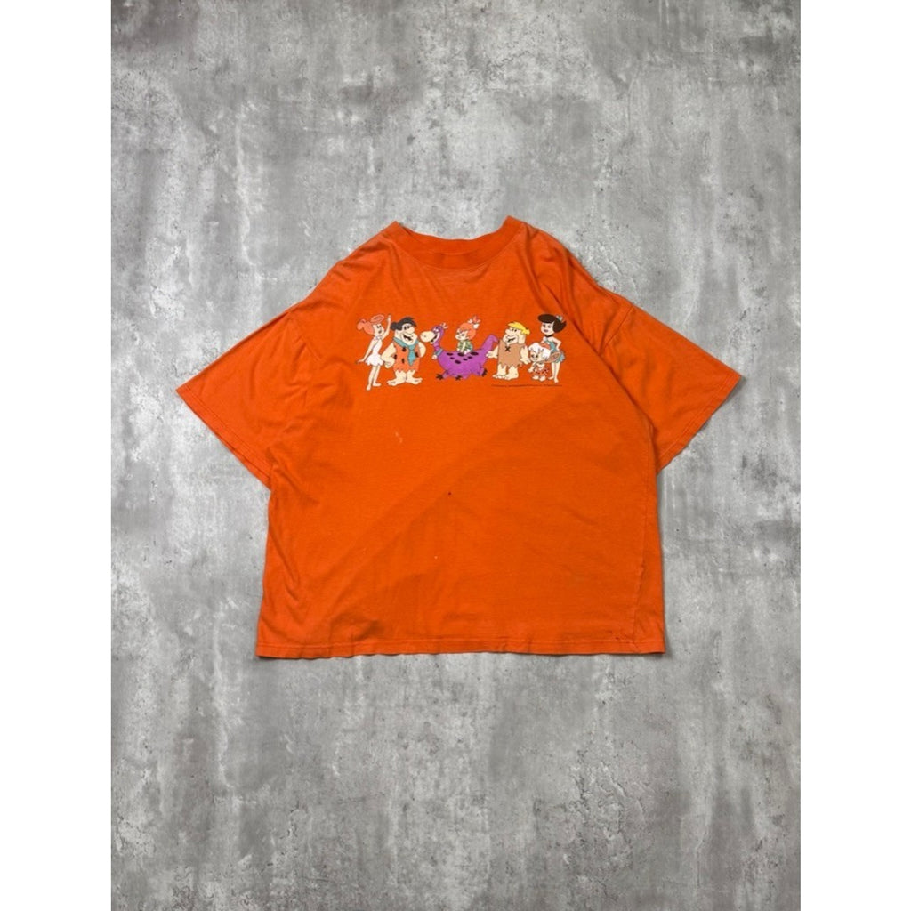 Vintage 1993 Flintstones Cartoon Character Graphic Tv Show Promo T-Shirt Size XL