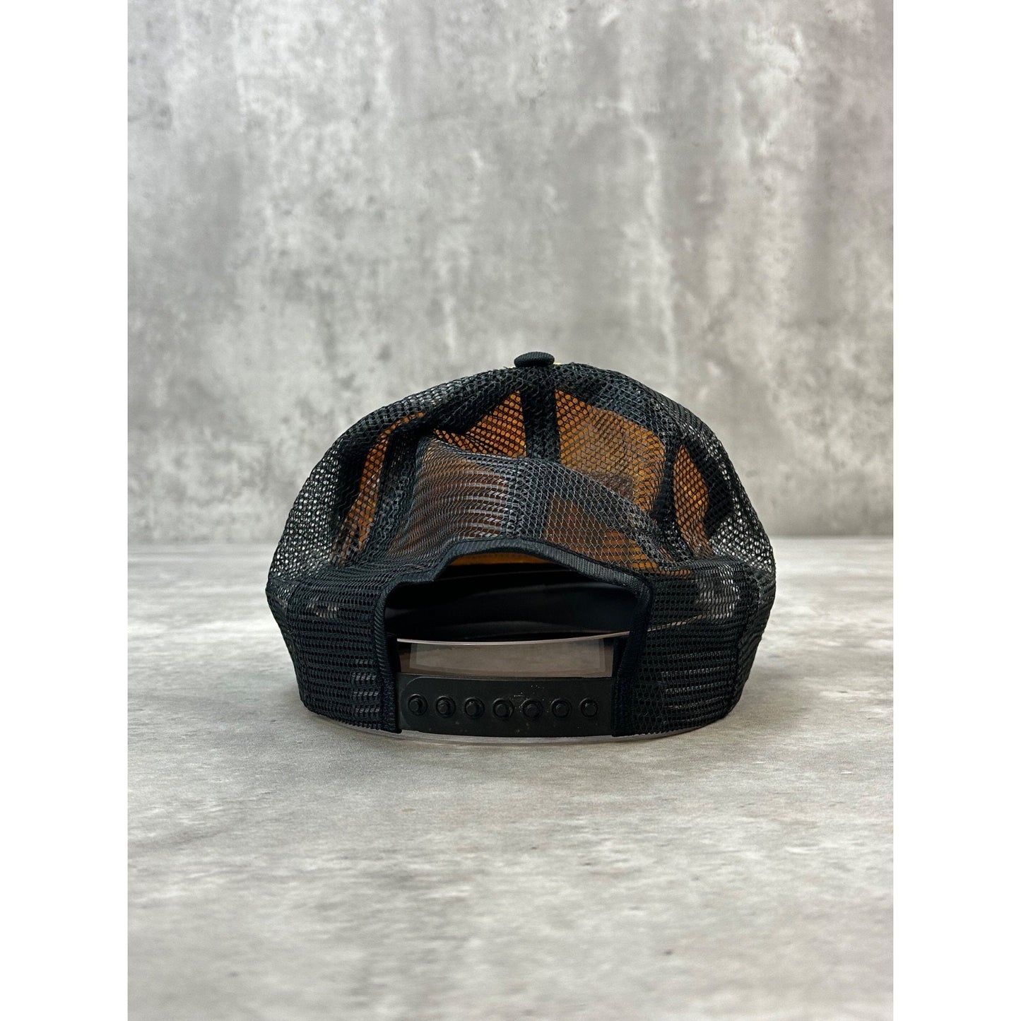 Vintage 80s/90s Vollers Excavating Embroidered Patch Trucker Snapback Hat OSFA