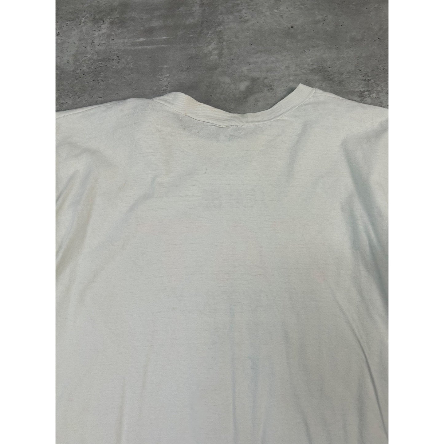 Vintage 90s I May Be Fat But You're Ugly Comedy Slogan Graphic T-Shirt Size XL