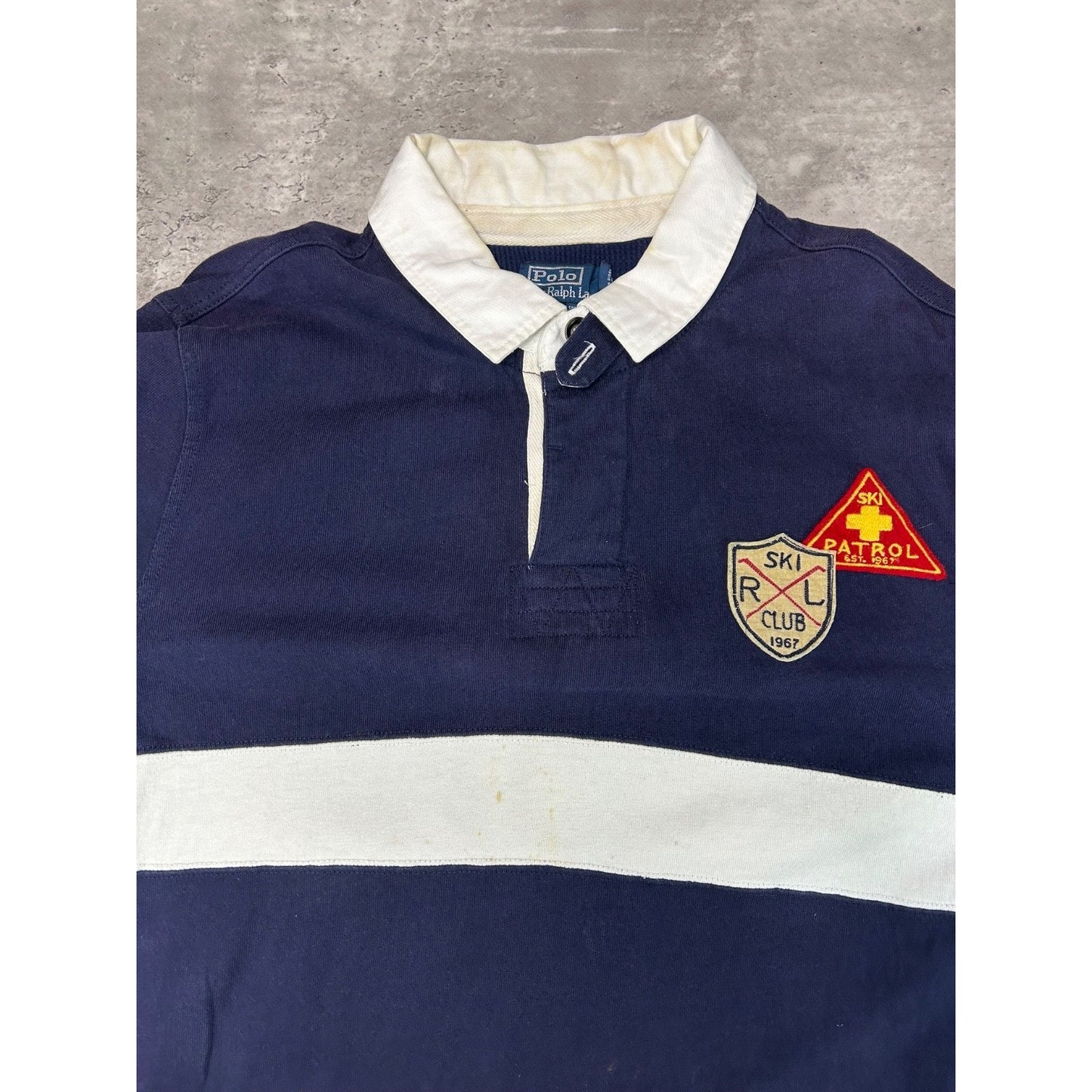 Vintage Polo Ralph Lauren Ski Patrol Expedition Sportsman Button Up Shirt Sz XL