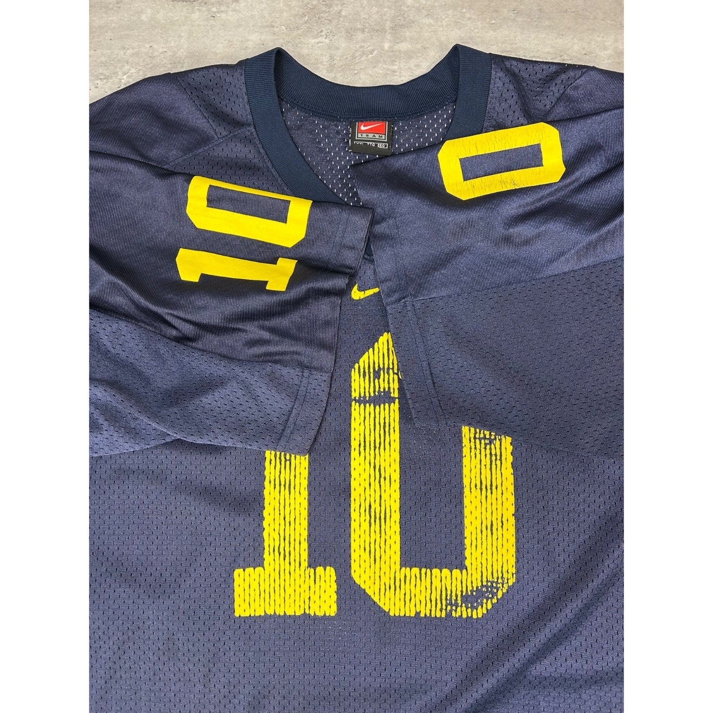 Vintage Michigan Wolverines NCAA Nike Football Jersey Size 2XL Blue