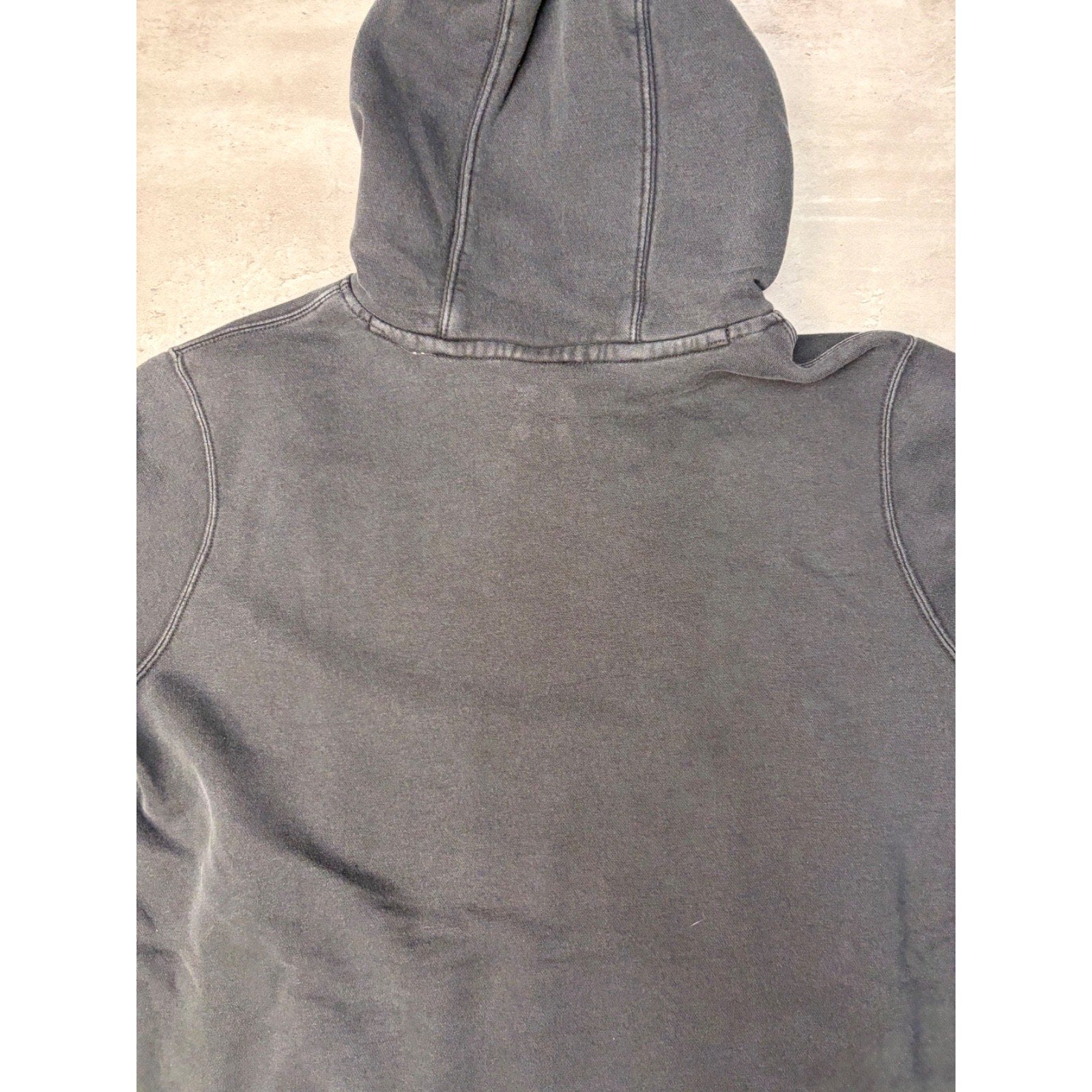 Nike Embroidered Swoosh Spellout Hooded Sweatshirt Size Large