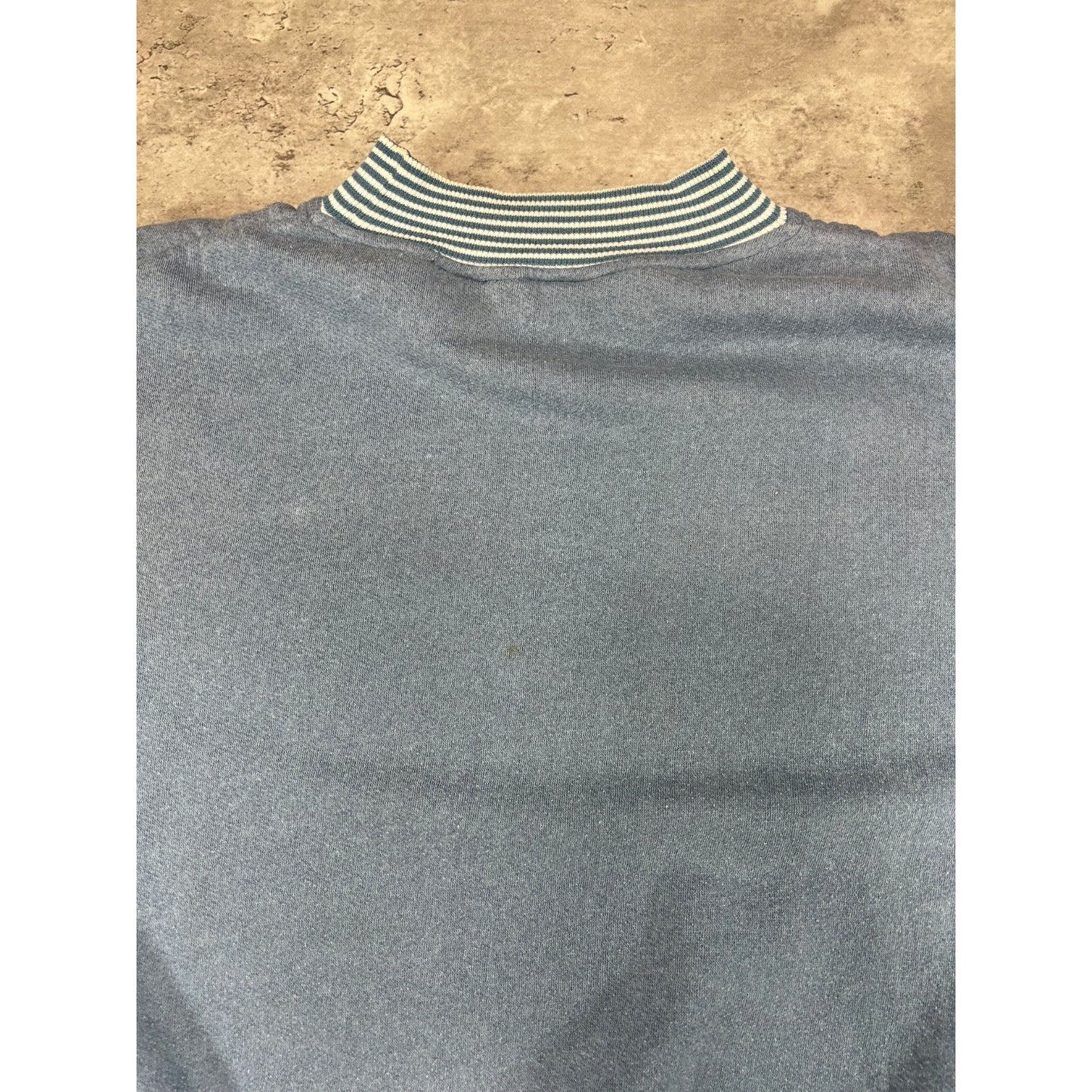 Vintage 90s Kenny Rogers Embroidered Crest Pullover Mockneck Sweatshirt Sz Large