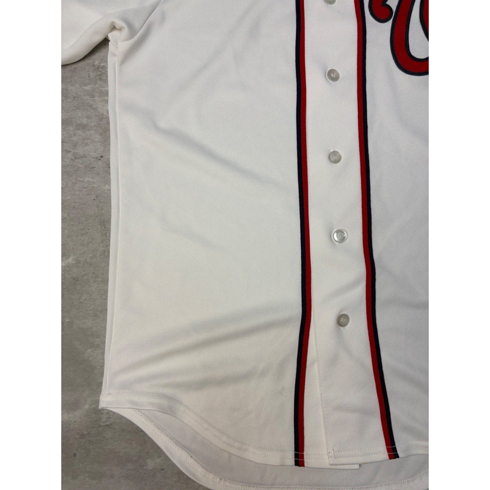 Vintage Washington Nationals MLB Stitched Majestic Baseball Jersey Size Small