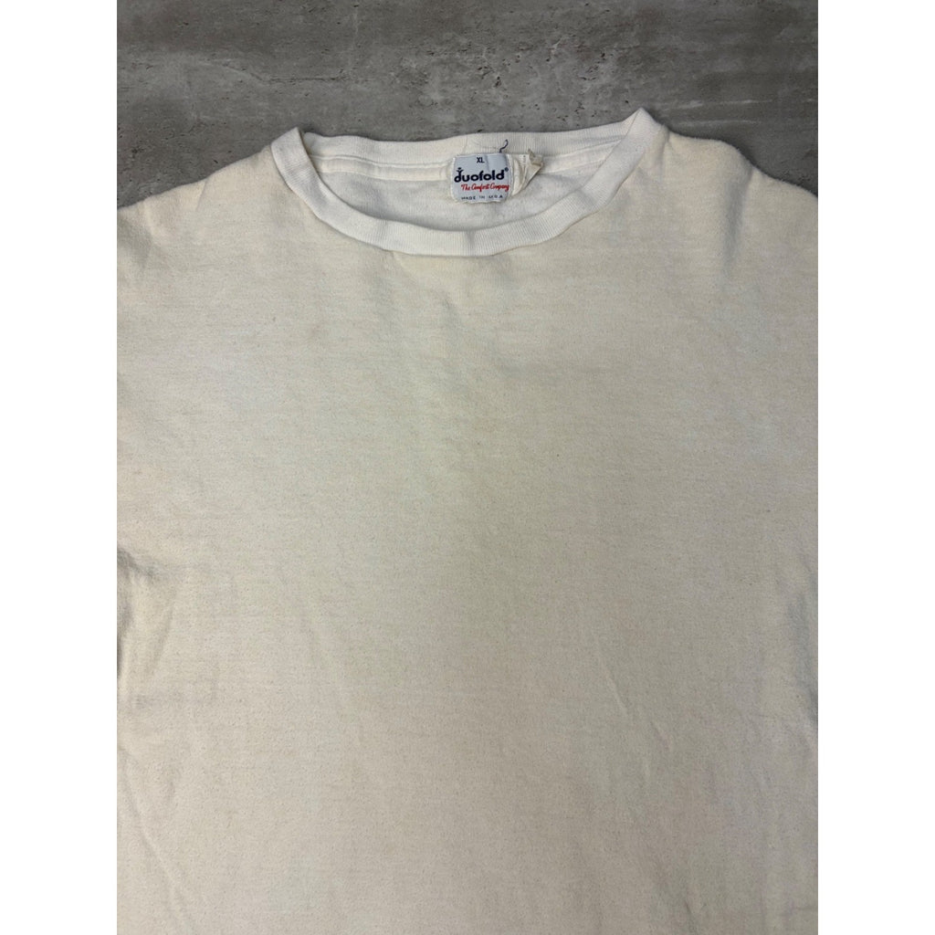 Vintage 80s/90s Duofold Blank Crewneck Lightweight Sweatshirt Size XL