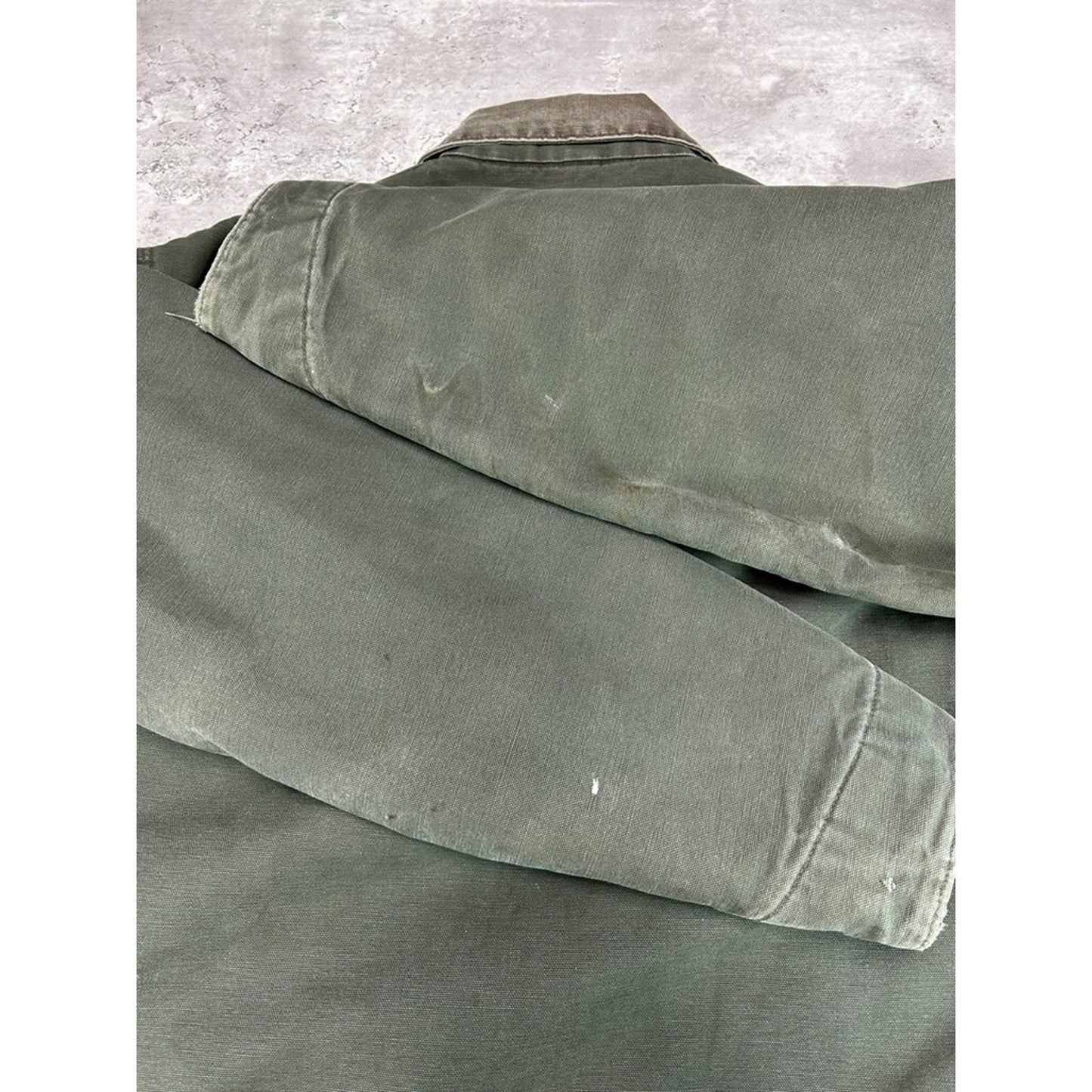 Vintage 90s Carhartt Blanket Lined Canvas Workwear Detroit Jacket Size XL J76MOS