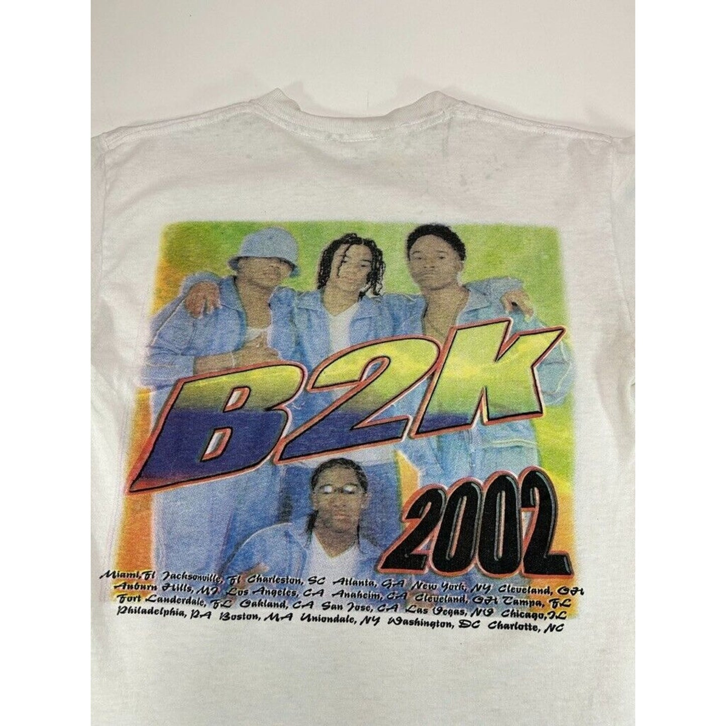 Vintage 2002 Bow Wow Scream Tour II B2K Rap Music T-Shirt Size Small