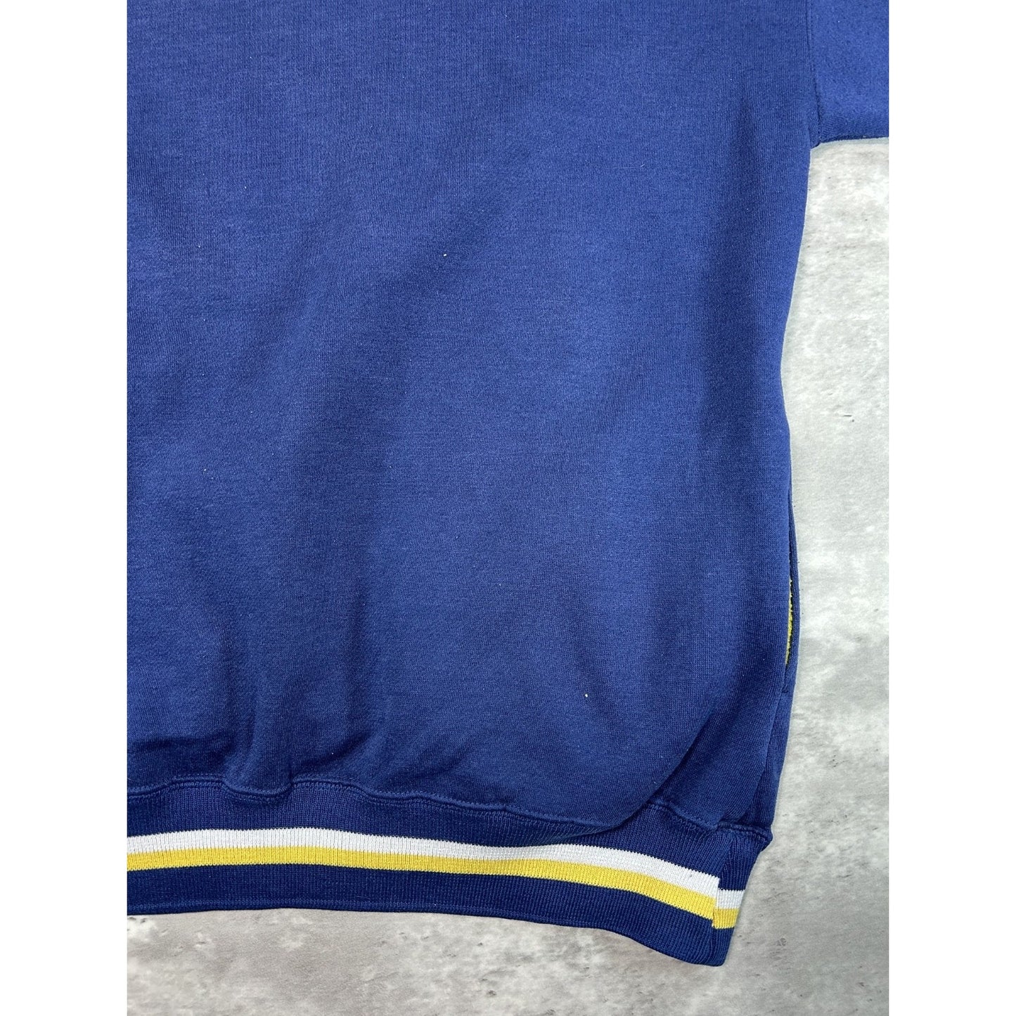 Vintage 90s Michigan Wolverines NCAA Starter Double Hood Sweatshirt Size Large