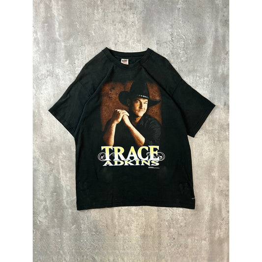 Vintage 90s Trace Adkins Country Music Portrait Graphic T-Shirt Size XL