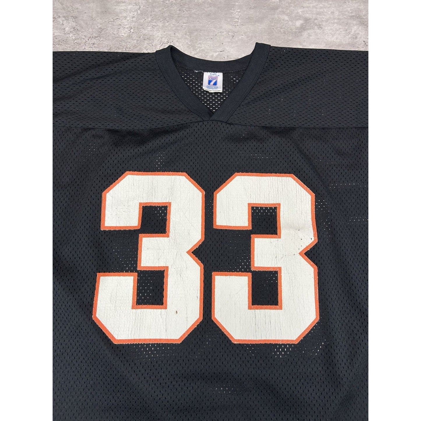 Vintage 90s David Fulcher #33 Cincinnati Bengals NFL Logo 7 Jersey Size XL
