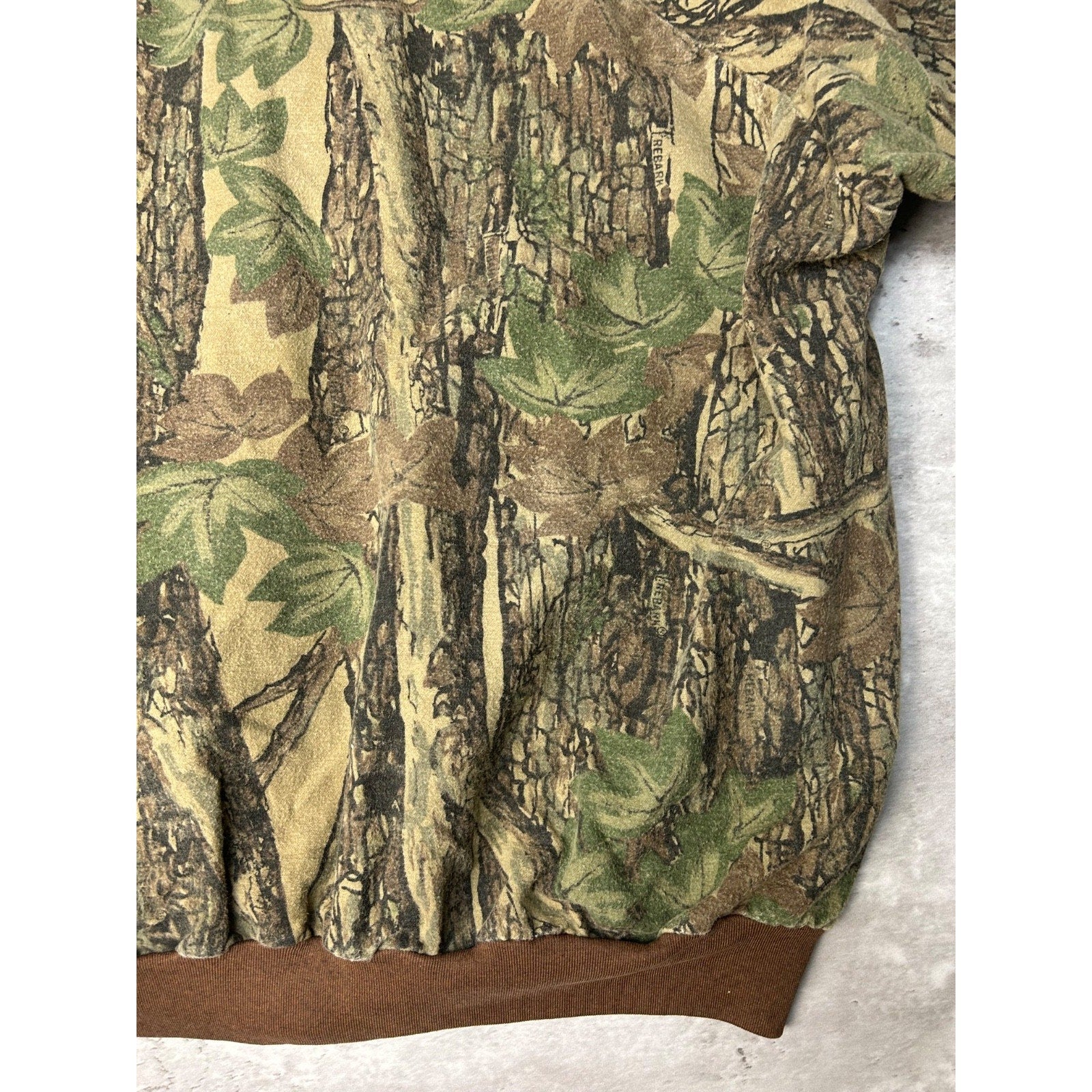 Vintage 90s Ocoee Realtree Camo Full Zip Hunting Bomber Jacket Size 2XL