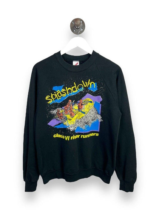 Vintage 80s/90s Splashdown Class VI River Runners Graphic Sweatshirt Size Large