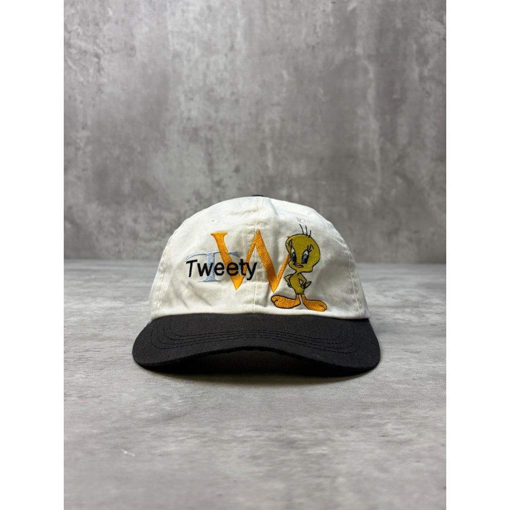 Vintage Looney Tunes Tweety Character Graphic Flexfit Hat OSFA