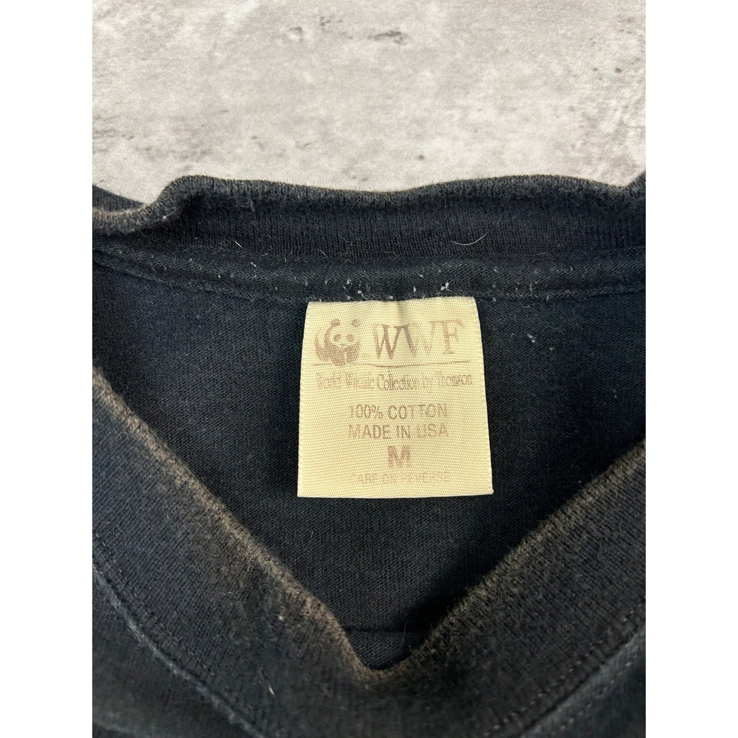 Vintage 90s WWF Every Piece Is Necessary Animal Preservation T-Shirt Sz Medium