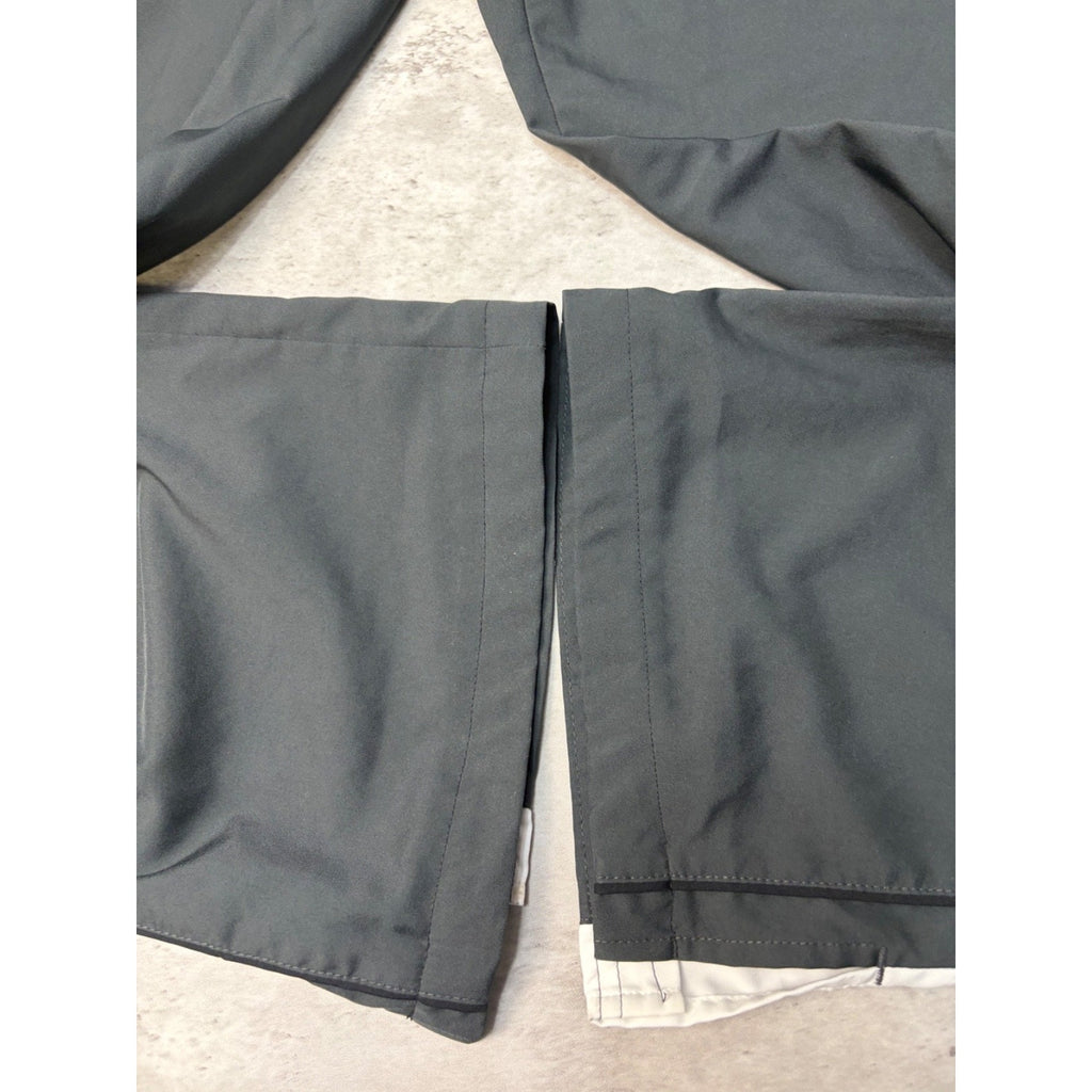 Nike Fit Embroidered Swoosh Spellout Logo Nylon Track Pants Size Medium YOUTH
