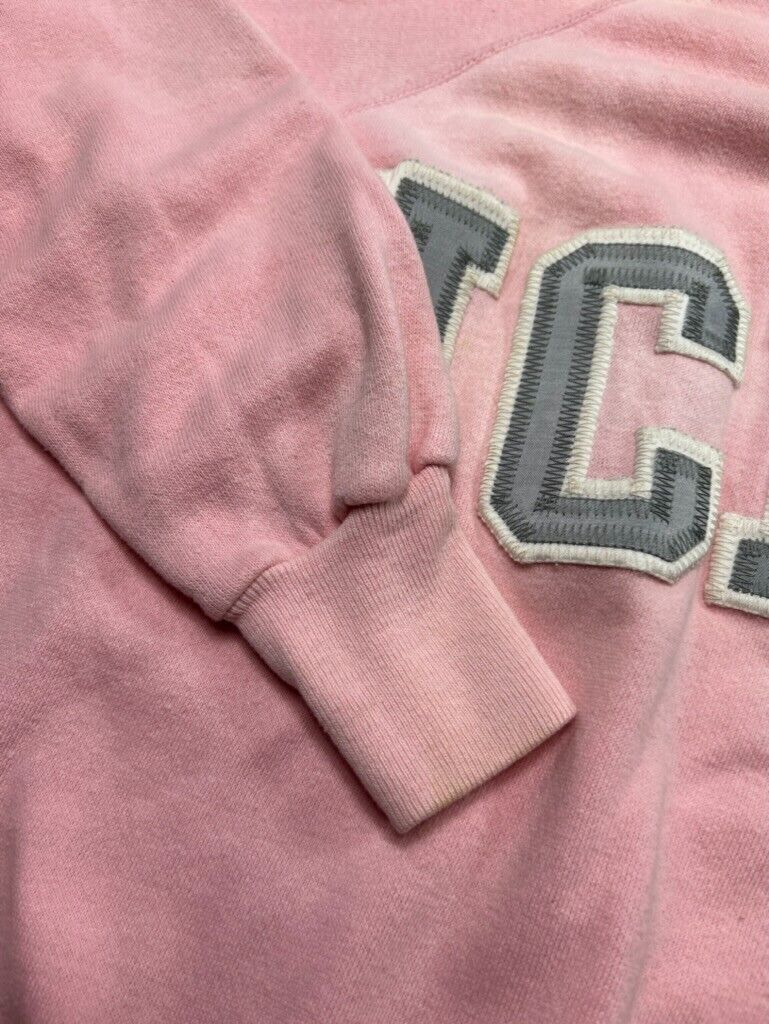 Vintage 80s/90s UCLA Bruins NCAA Stitched Spellout Sweatshirt Size Medium Pink