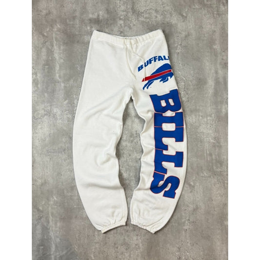 Vintage 90s Buffalo Bills NFL Graphic Spellout Football Sweat Pants Size Small