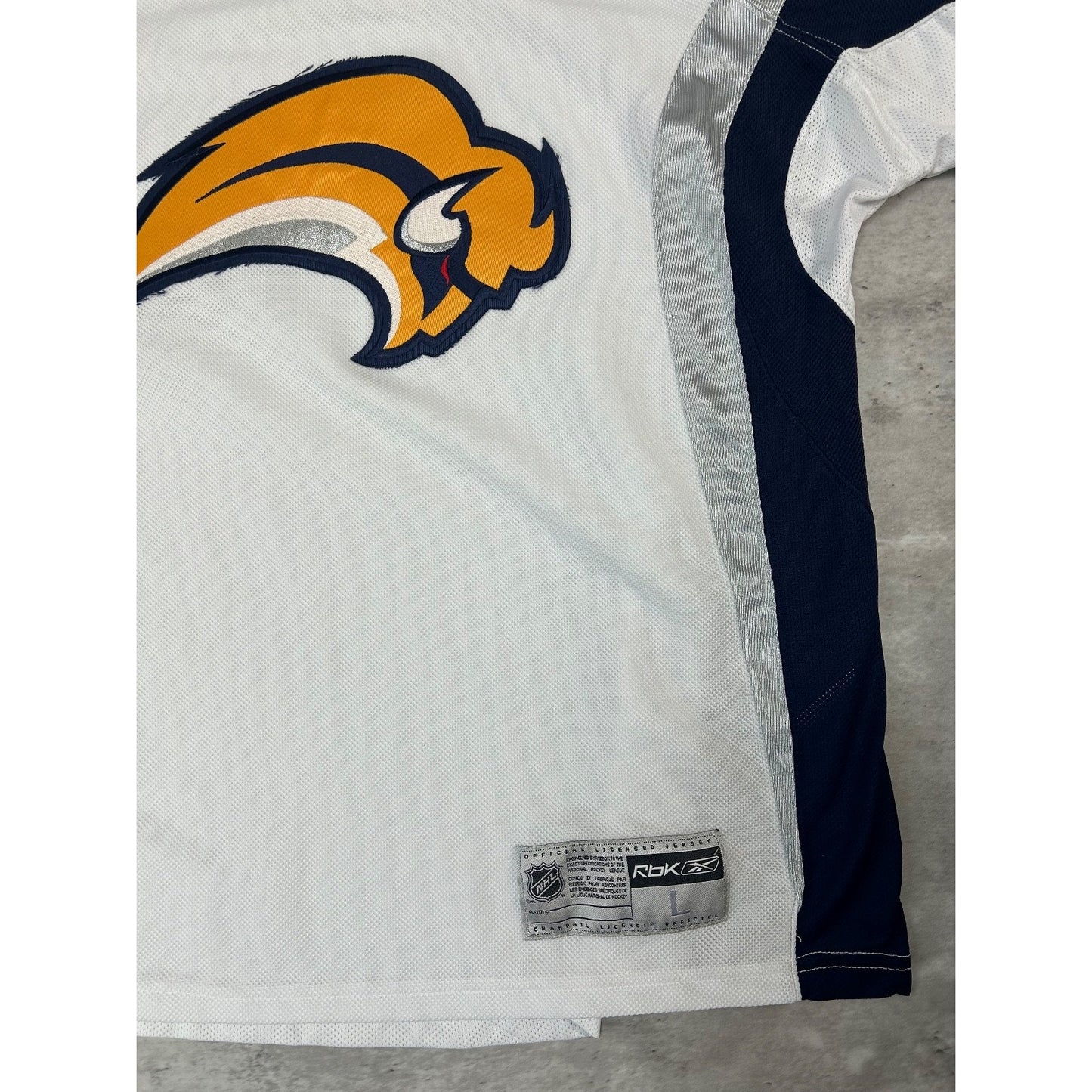 Vintage Buffalo Sabres NHL Stitched Reebok Hockey Jersey Size Large