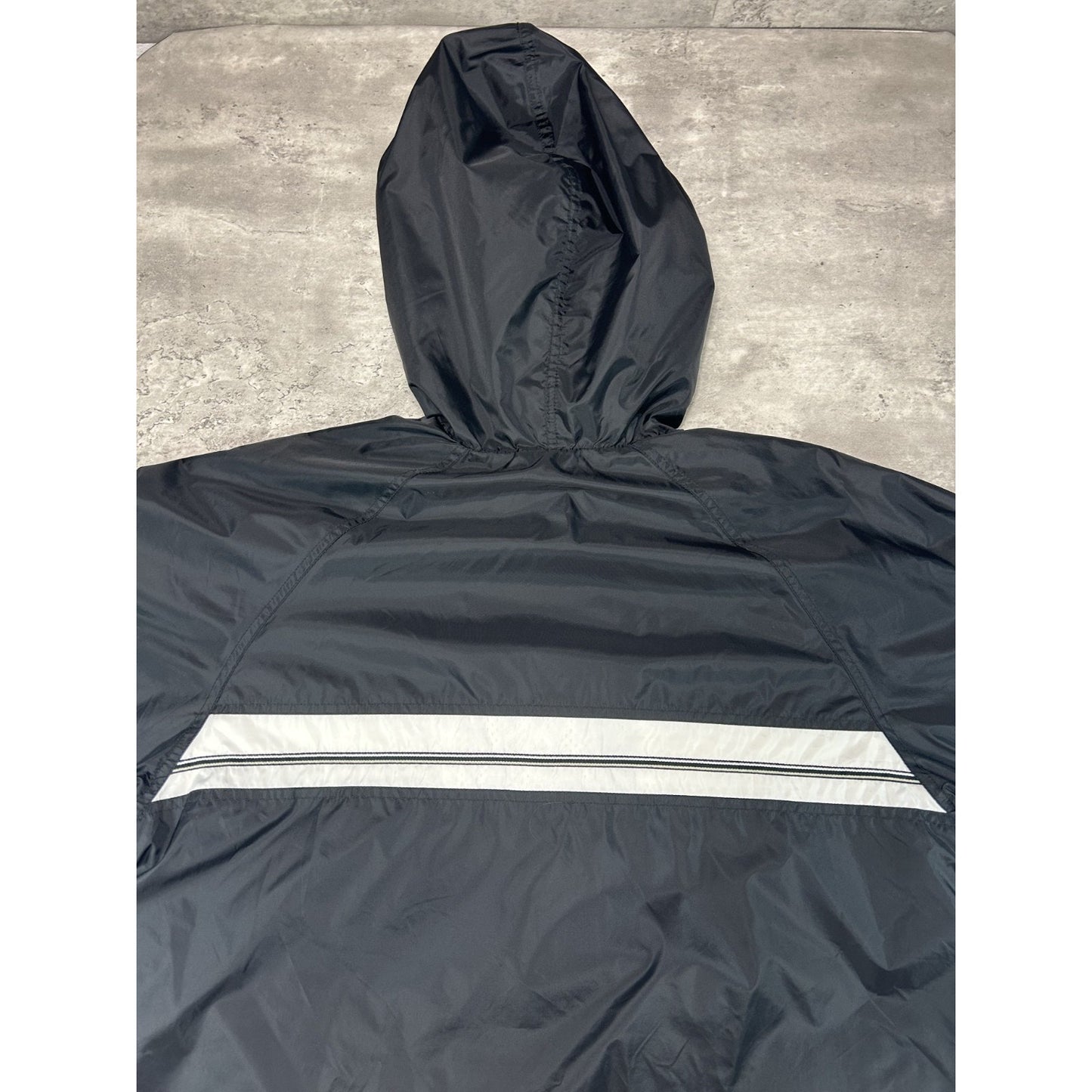 Vintage 2000s Nike Embroidered Swoosh Nylon 1/2 Zip Windbreaker Jacket Sz Large