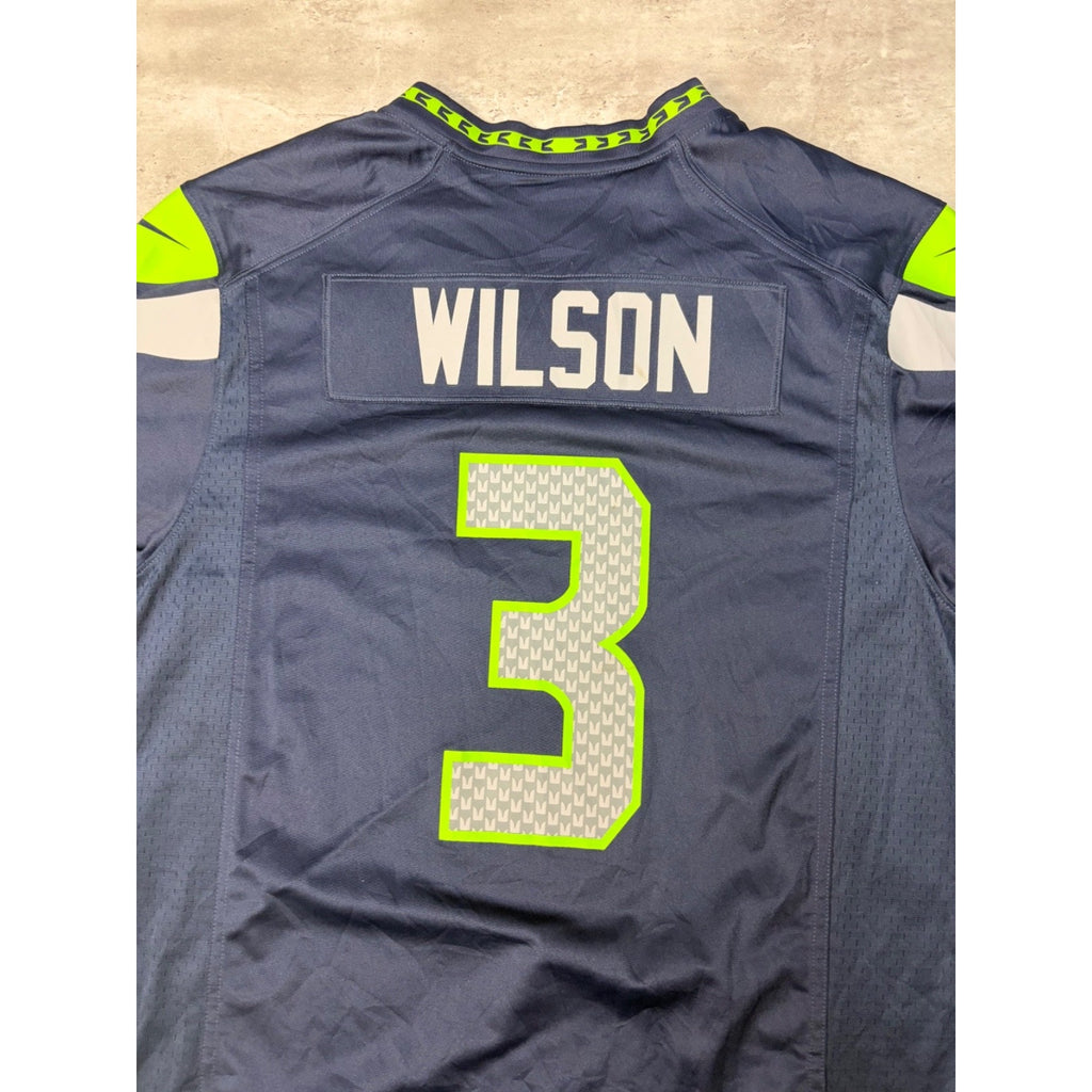 Vintage Russell Wilson #3 Seattle Seahawks Jersey Size Large