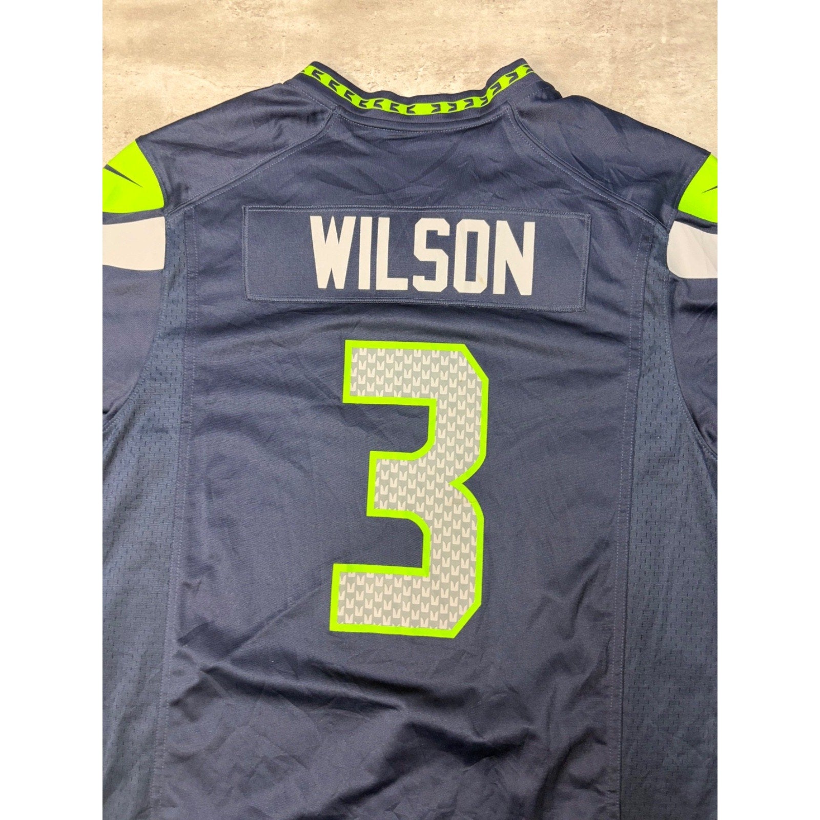 Vintage Russell Wilson #3 Seattle Seahawks Jersey Size Large