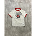Vintage 1983 Houston Gamblers USFL Football Graphic Ringer T-Shirt Size Large